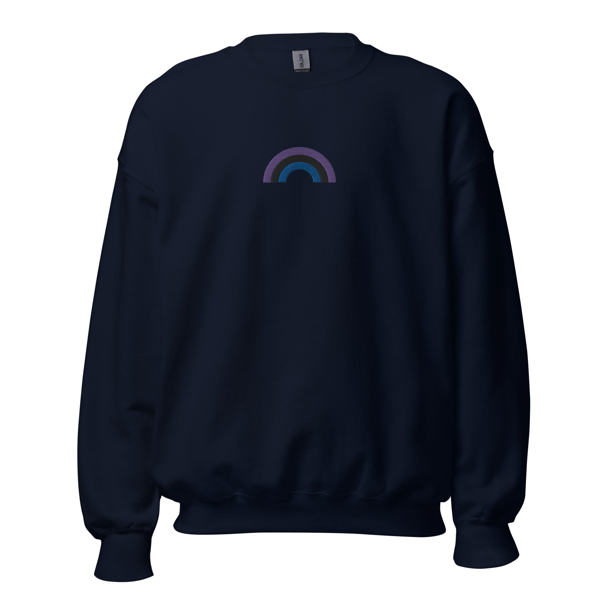 Navy best sale rainbow sweatshirt